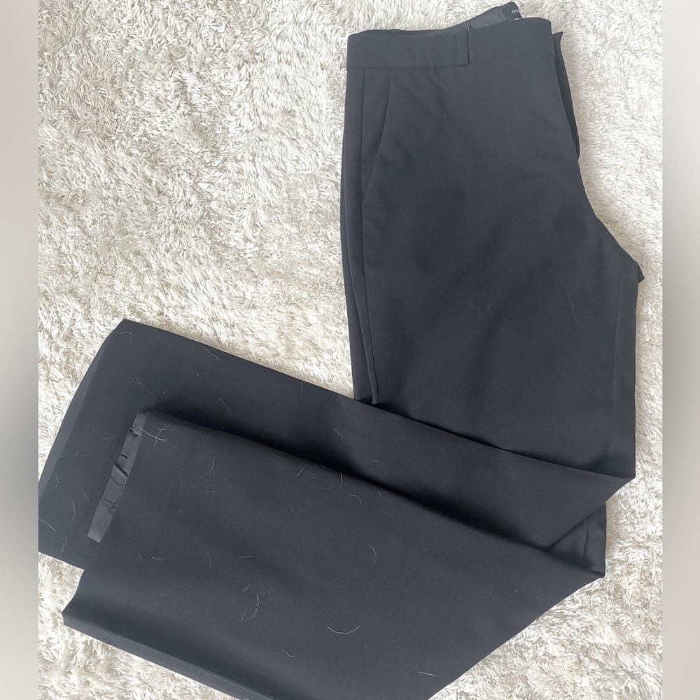 Black Banana Republic Logan Lined Suiting Trousers